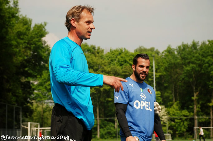 Keepersdag Rob van Dijk en Kostas Lamprou